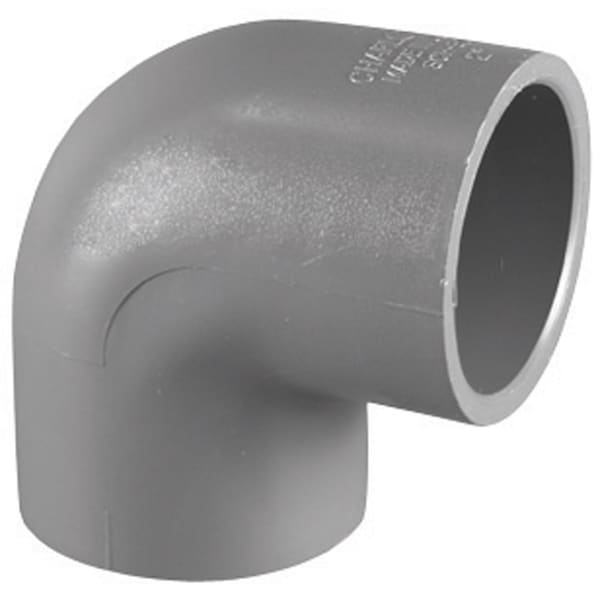 Charlotte Pipe And Foundry Charlotte Pipe Schedule 80 3/4 in. Slip X 3/4 in. D Slip PVC Elbow 1 pk PVC 08300 1200 - main